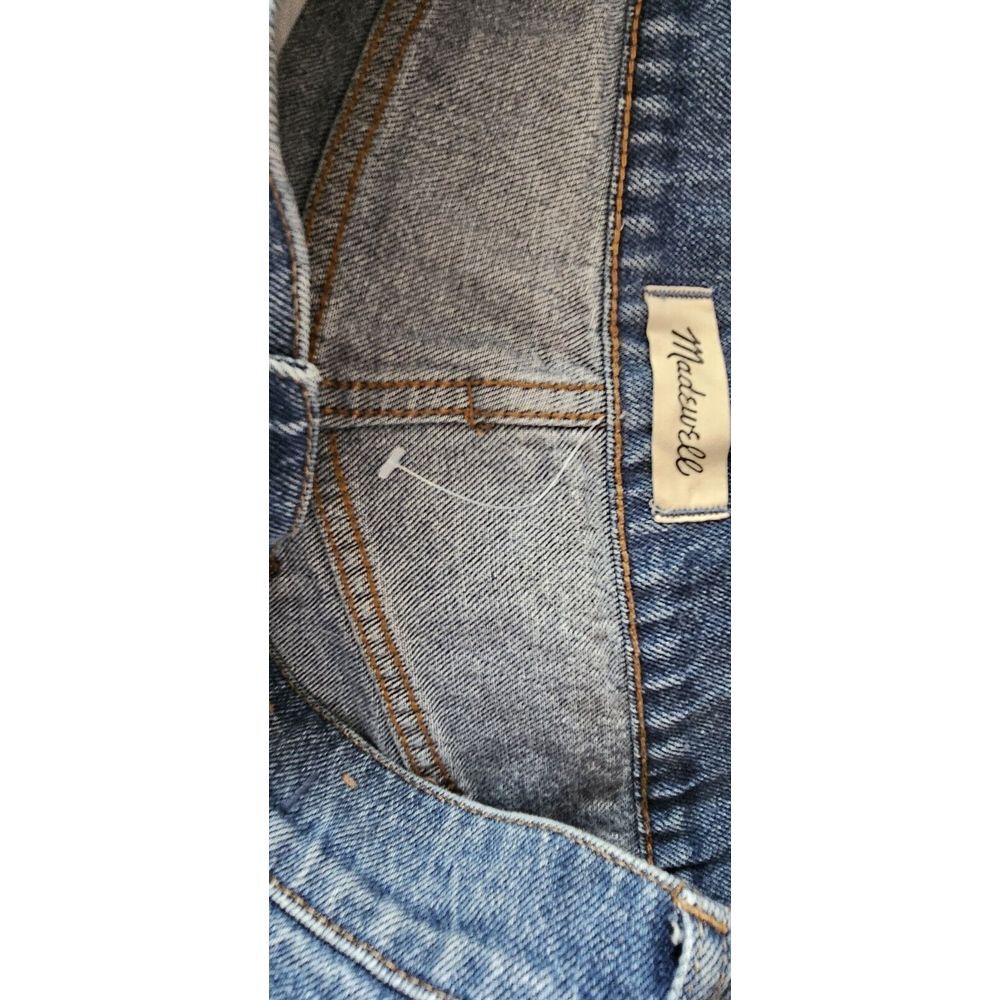 Madewell The Perfect Jean Denim Short Women SZ 31 Raw Hem inseam 3" blue - Picture 5 of 9